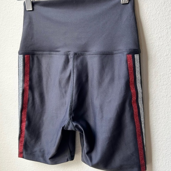 Beach Riot Glitter Size Stripe Bike Shorts Sz M - Picture 10 of 15